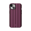 Burgundy Stripe MagSafe iPhone Case