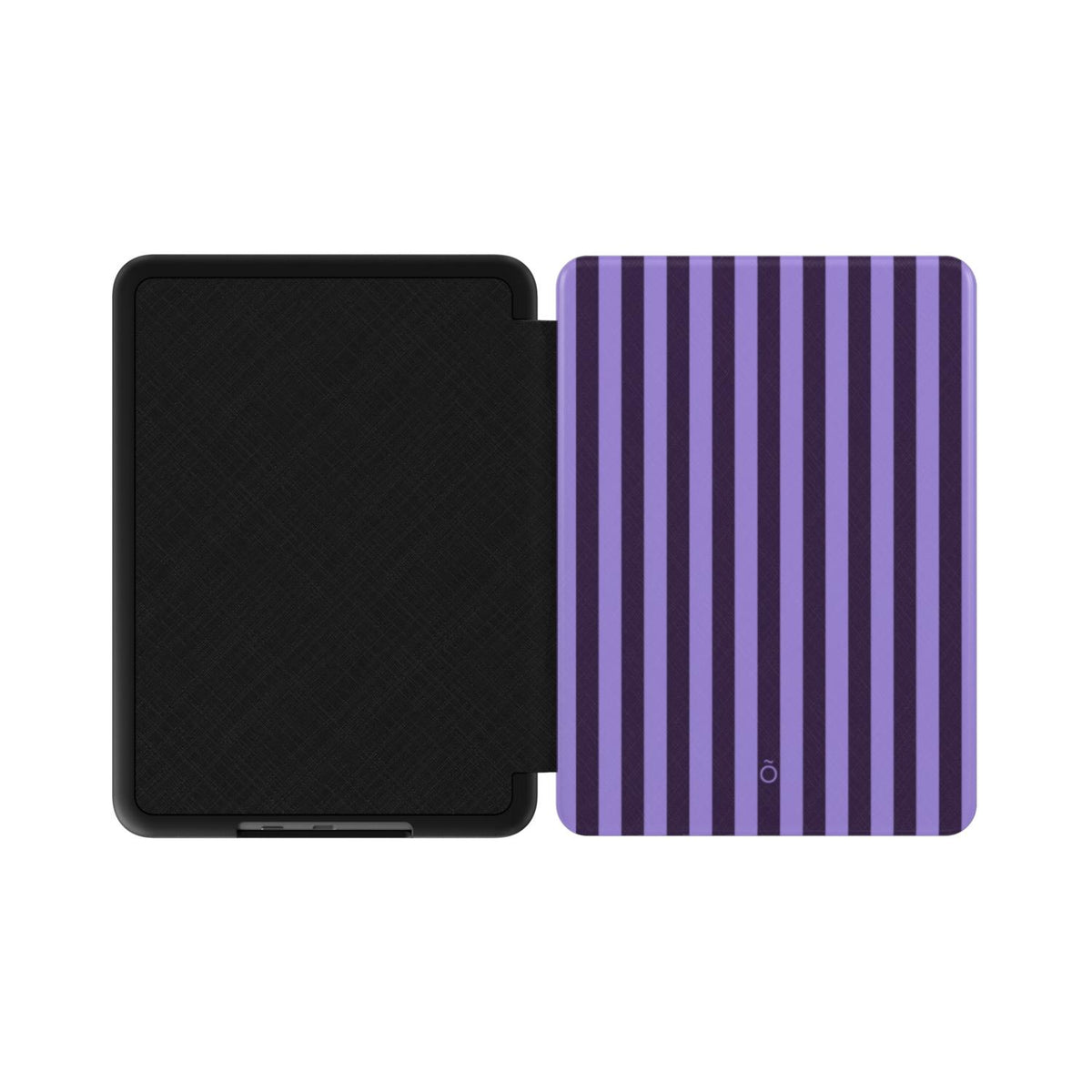 Orchid Purple Stripe Kindle Case