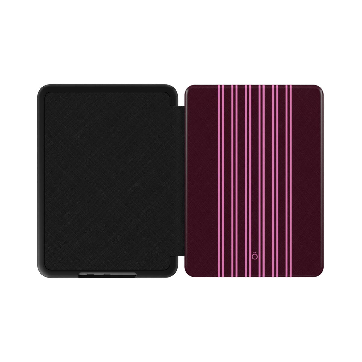 Bordeaux Burgundy Stripe Kindle Case