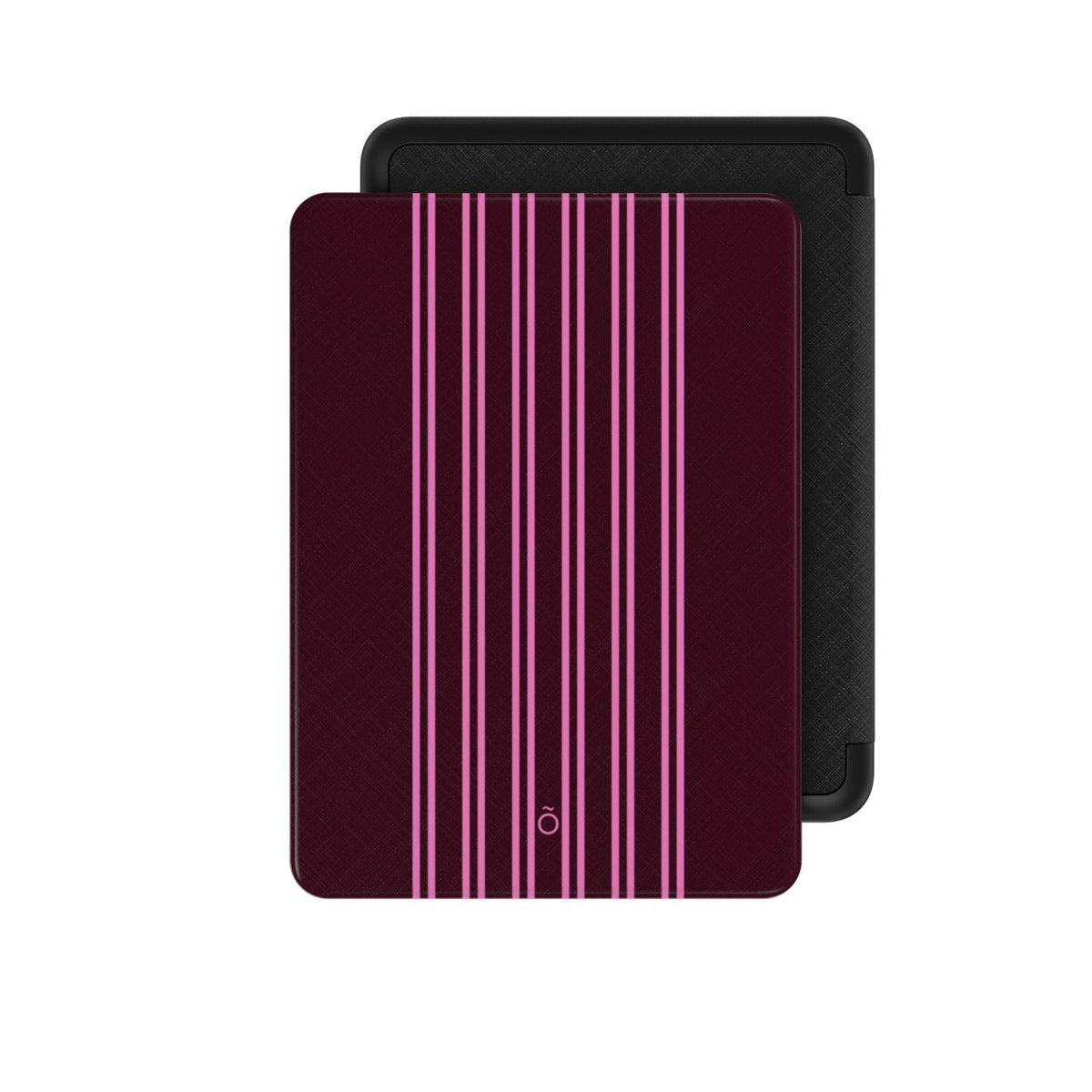 Bordeaux Burgundy Stripe Kindle Case