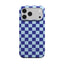 Cobalt Checkered MagSafe iPhone Case