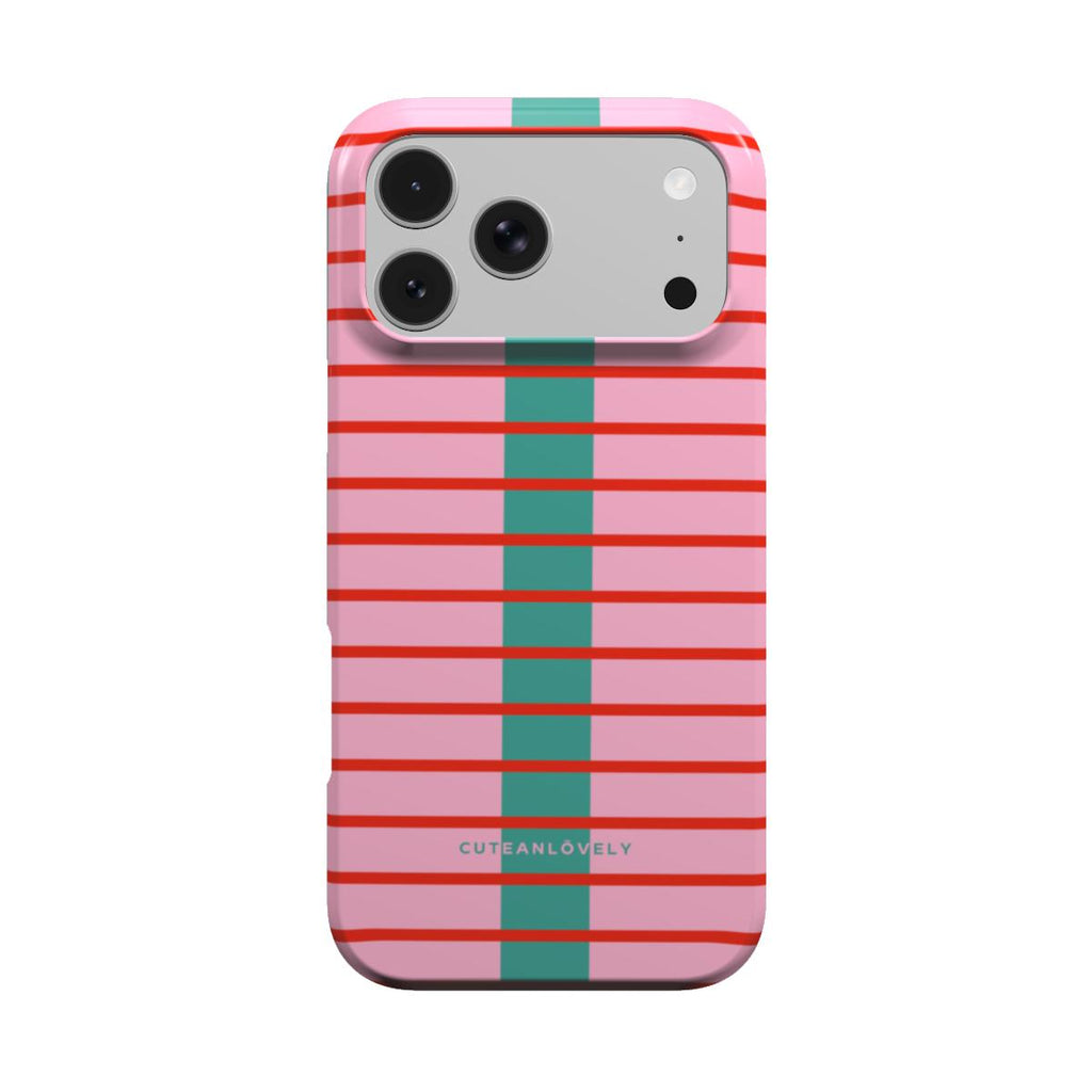 Moderne Stripe MagSafe iPhone Case