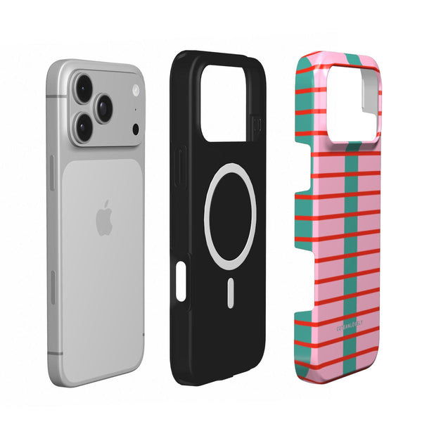 Moderne Stripe MagSafe iPhone Case