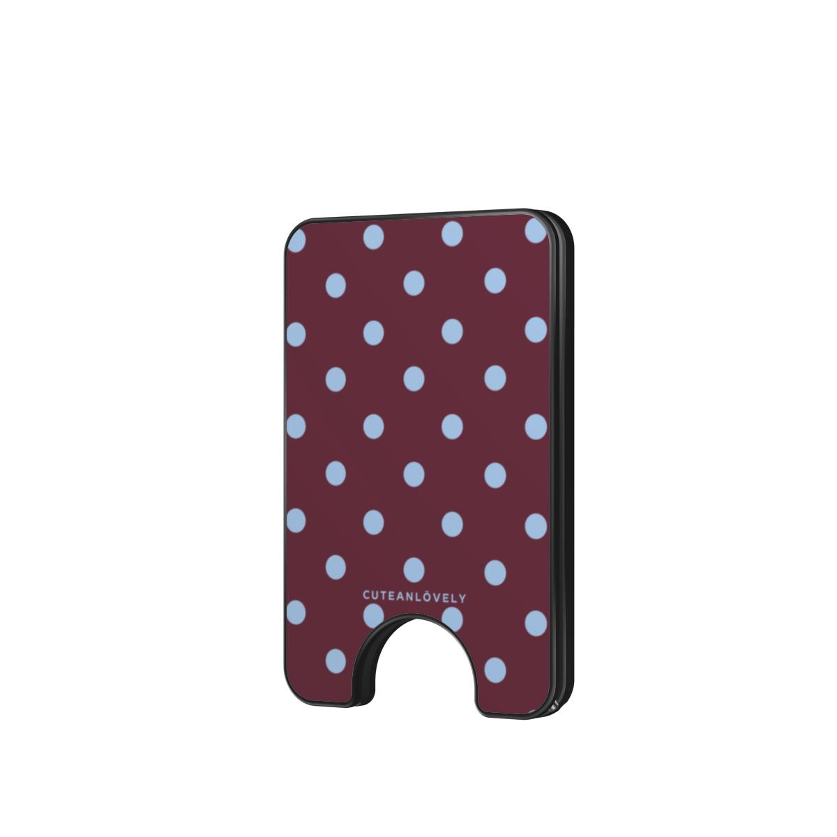 Constellation Polka Dot MagSafe Wallet Stand