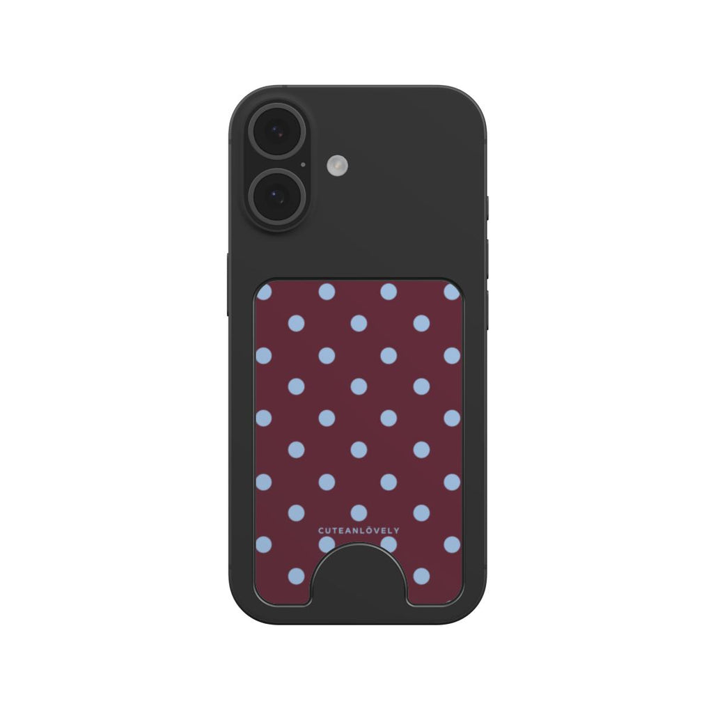 Constellation Polka Dot MagSafe Wallet Stand