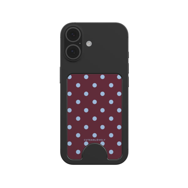 Constellation Polka Dot MagSafe Wallet Stand