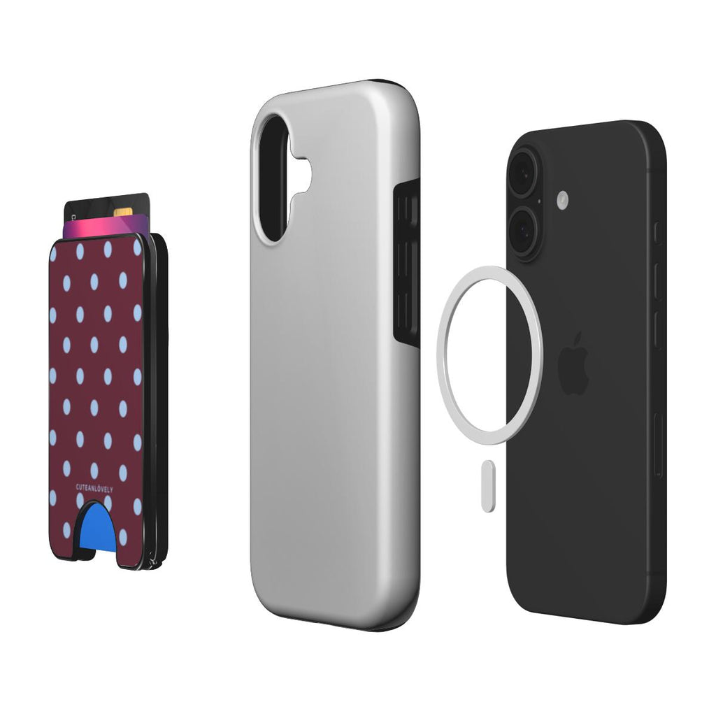 Constellation Polka Dot MagSafe Wallet Stand
