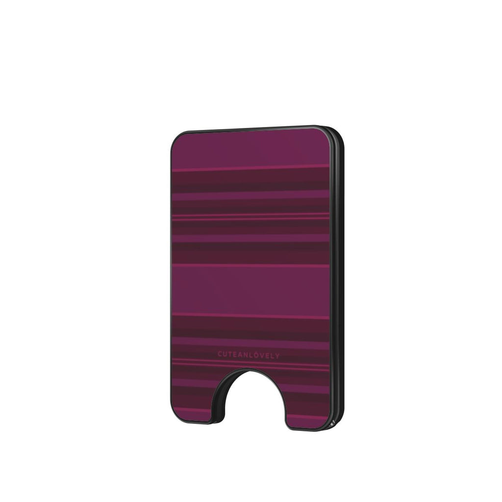 Plumage Retro Stripe MagSafe Wallet Stand