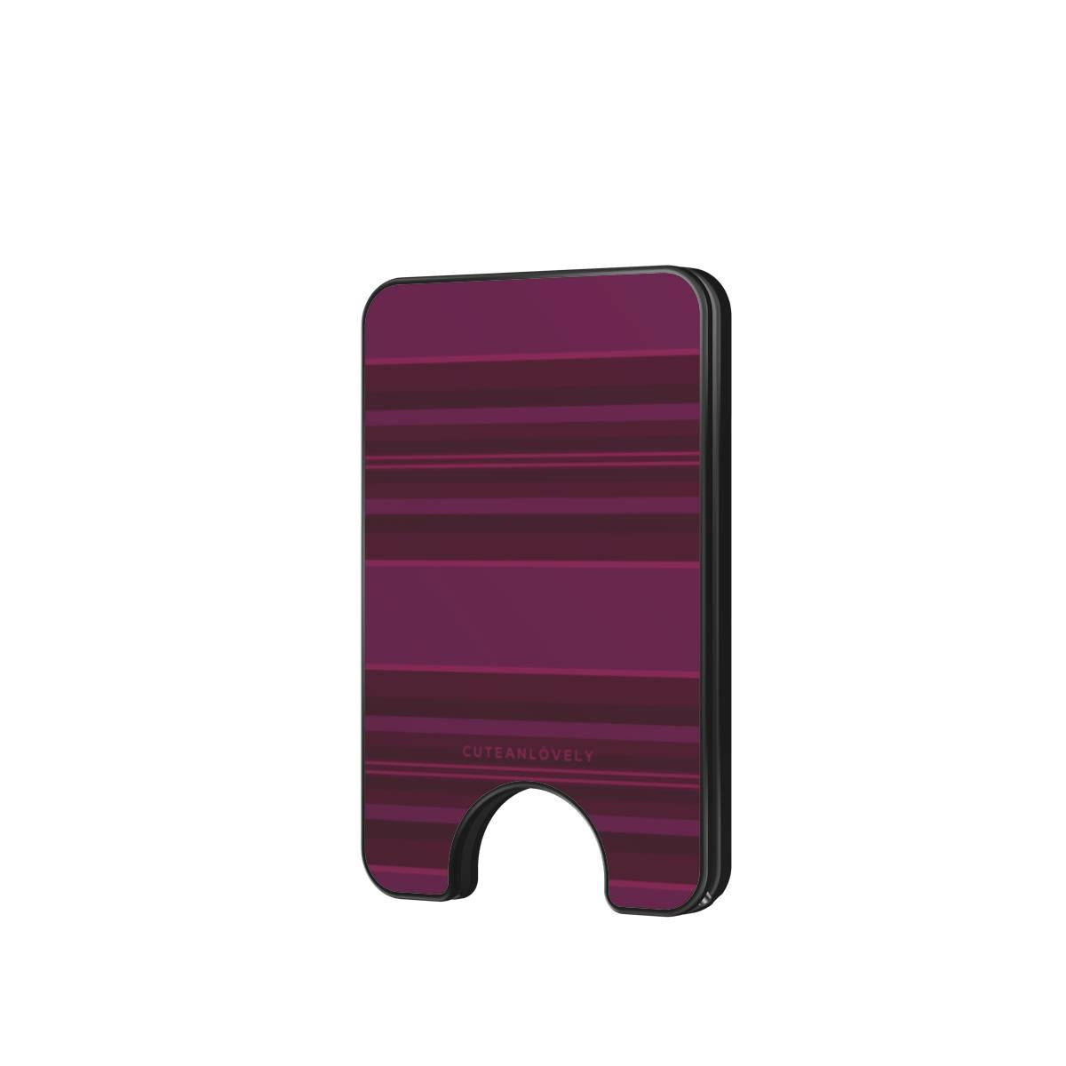Plumage Retro Stripe MagSafe Wallet Stand