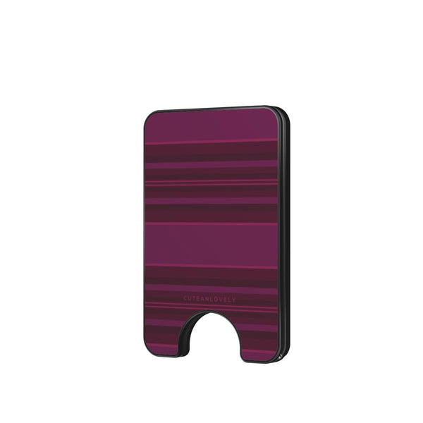 Plumage Retro Stripe MagSafe Wallet Stand