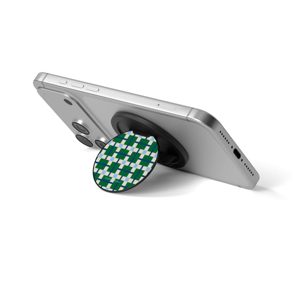 Tapestry Geometric MagSafe Phone Grip Stand