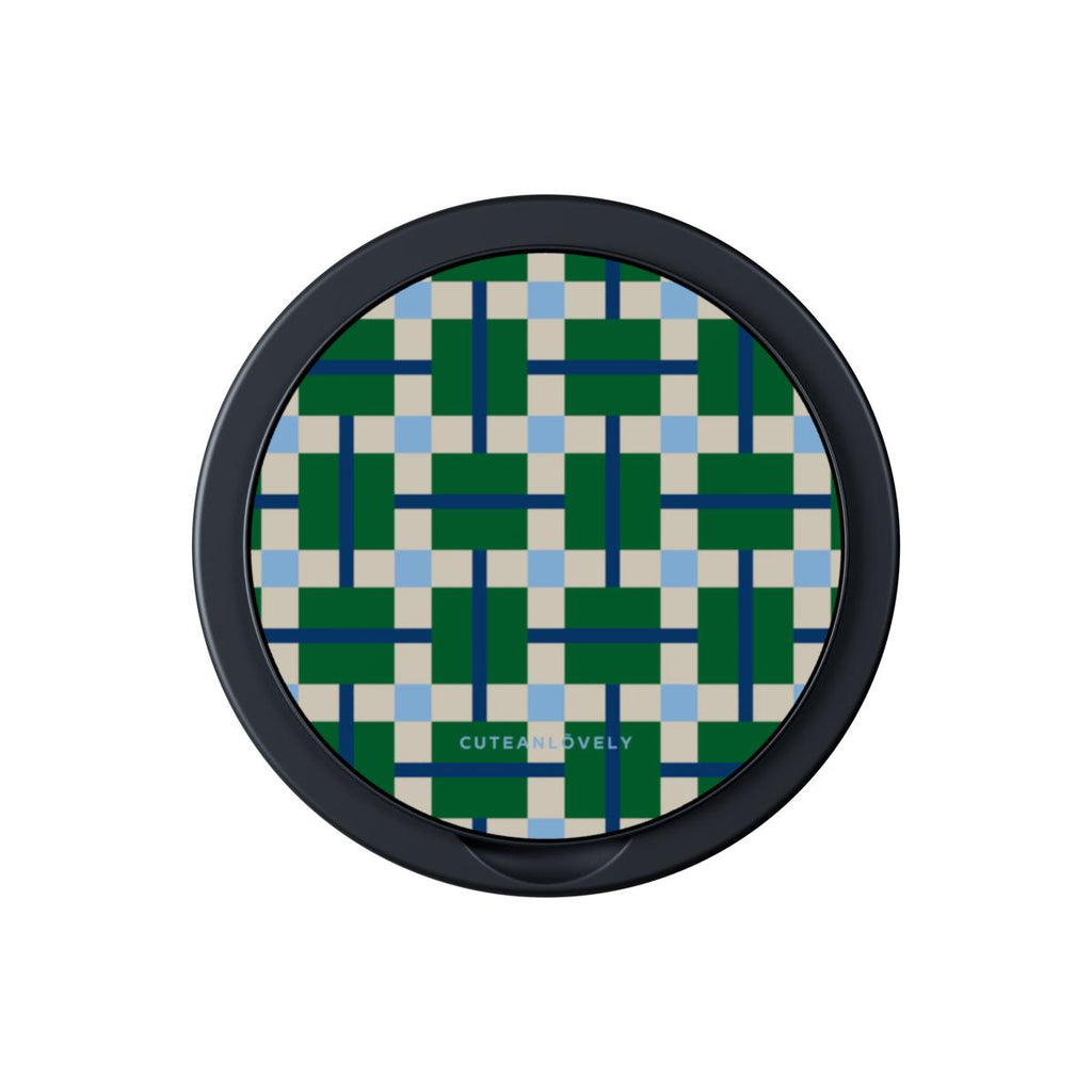 Tapestry Geometric MagSafe Phone Grip Stand