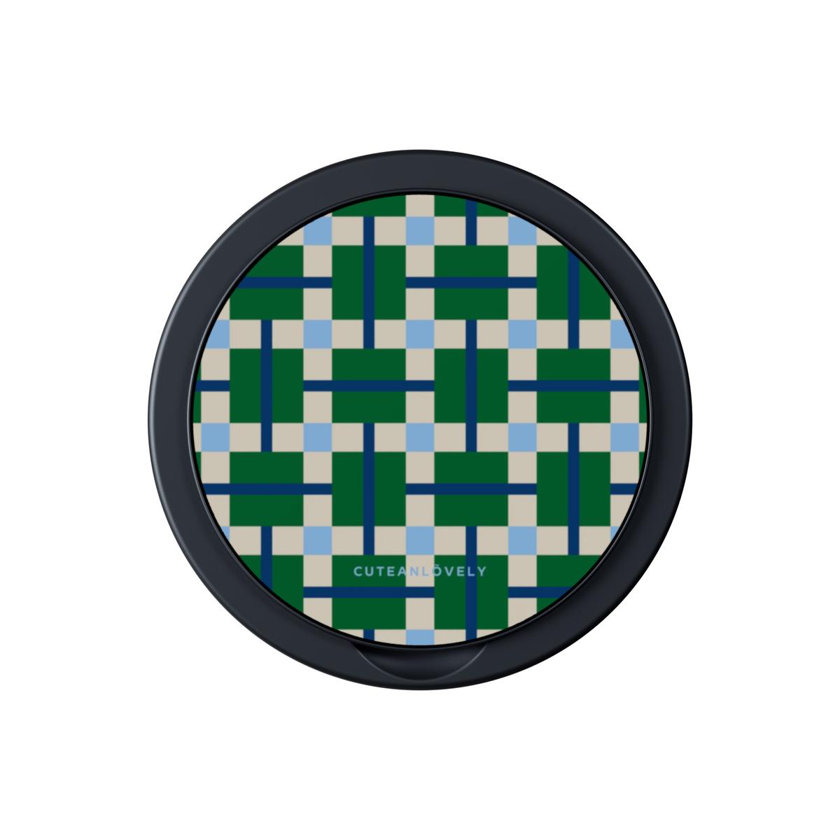 Tapestry Geometric MagSafe Phone Grip Stand