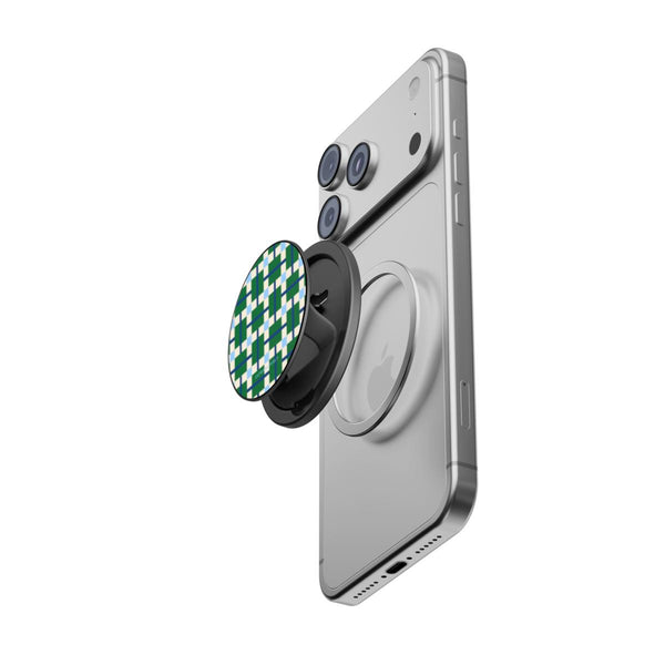 Tapestry Geometric MagSafe Phone Grip Stand