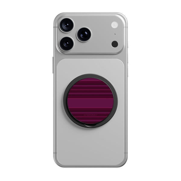 Plumage Retro Stripe MagSafe Phone Grip Stand