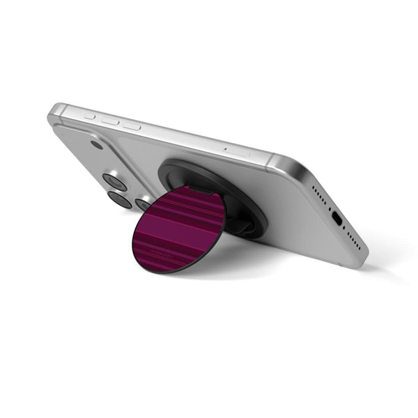 Plumage Retro Stripe MagSafe Phone Grip Stand