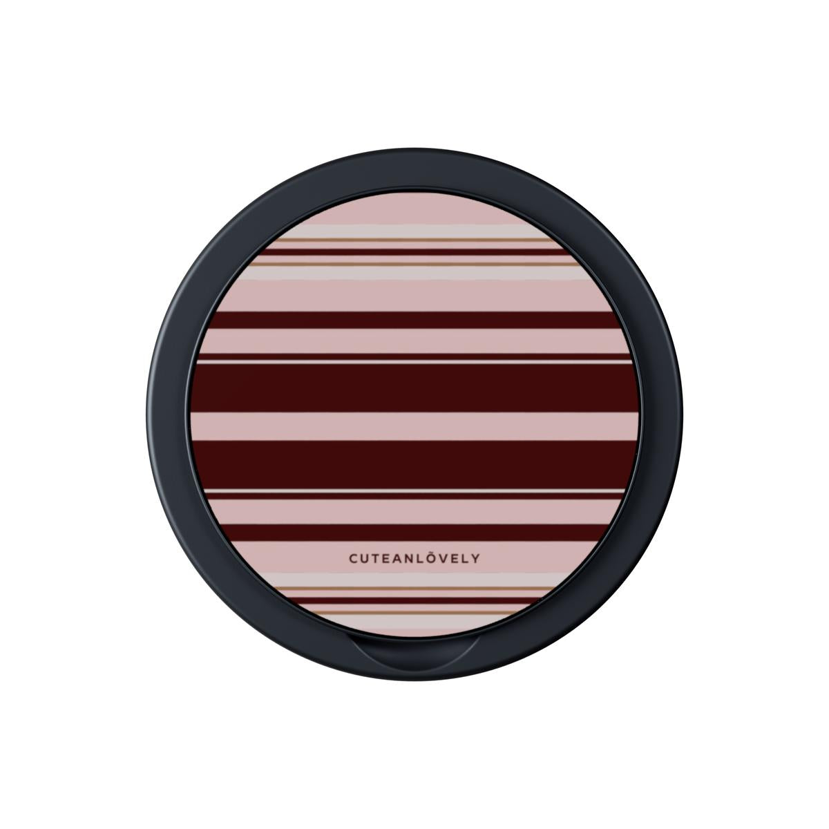 Truffle Retro Stripe MagSafe Phone Grip Stand Main image