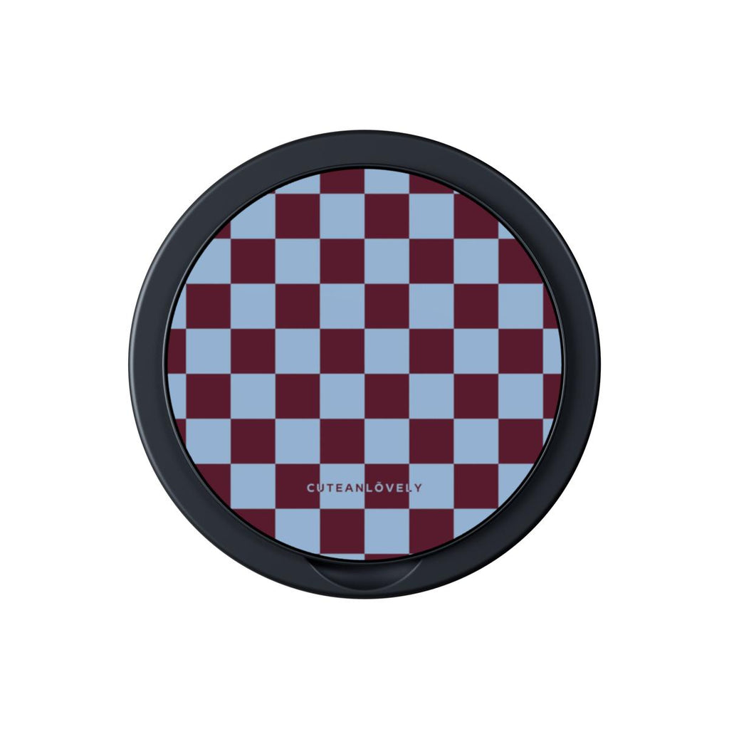 Regal Checkered MagSafe Phone Grip Stand