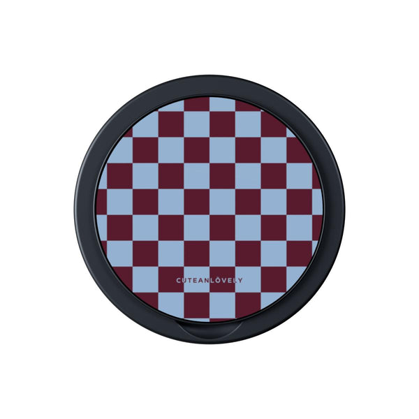 Regal Checkered MagSafe Phone Grip Stand