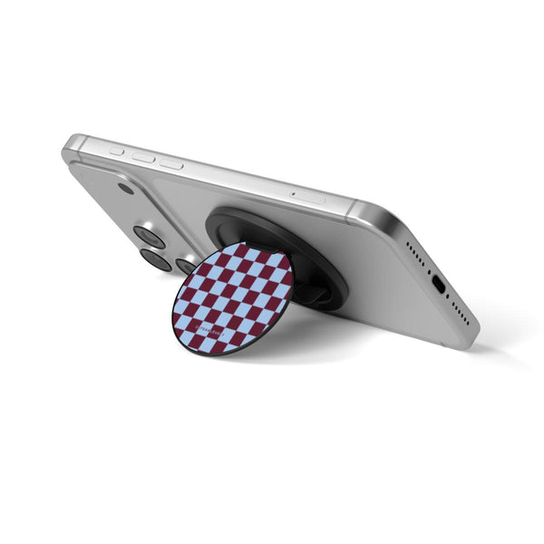 Regal Checkered MagSafe Phone Grip Stand