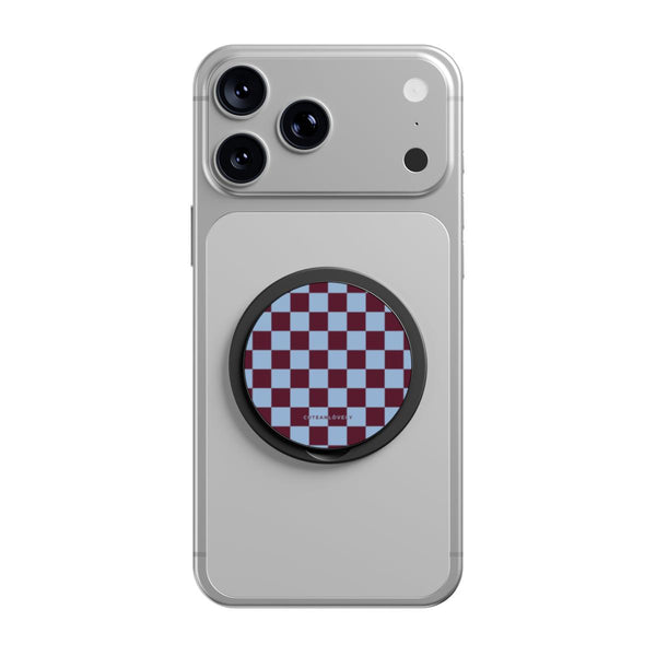 Regal Checkered MagSafe Phone Grip Stand