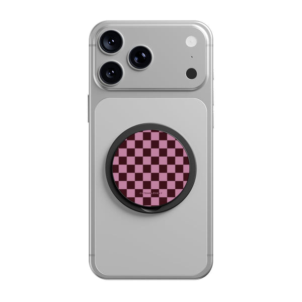 BonBon Checkered MagSafe Phone Grip Stand