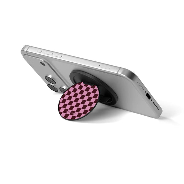 BonBon Checkered MagSafe Phone Grip Stand