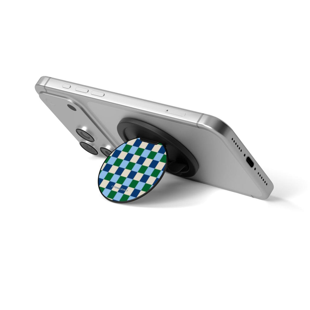 Varsity Checkered MagSafe Phone Grip Stand