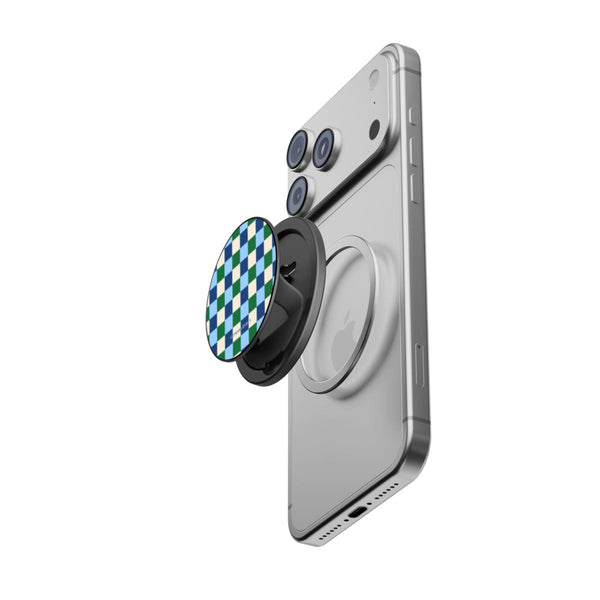 Varsity Checkered MagSafe Phone Grip Stand