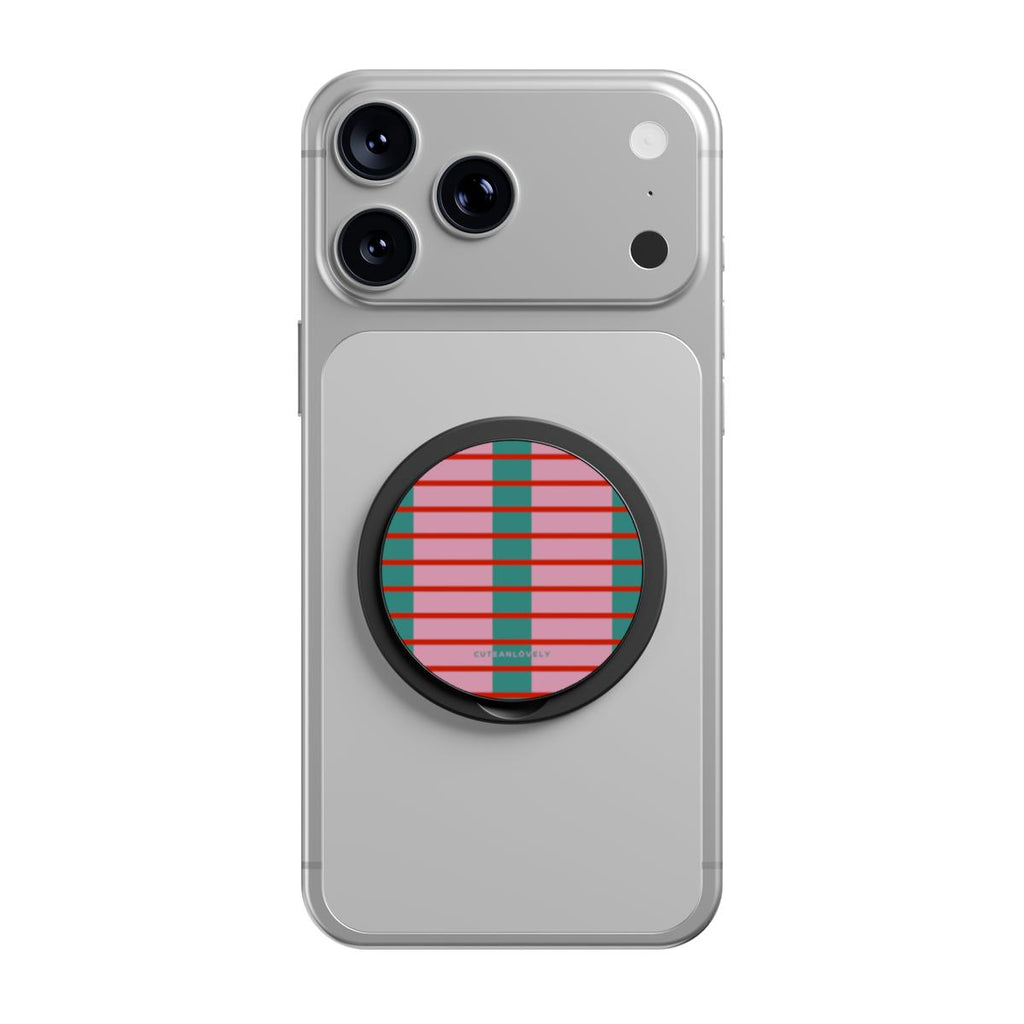 Moderne Stripe MagSafe Phone Grip Stand