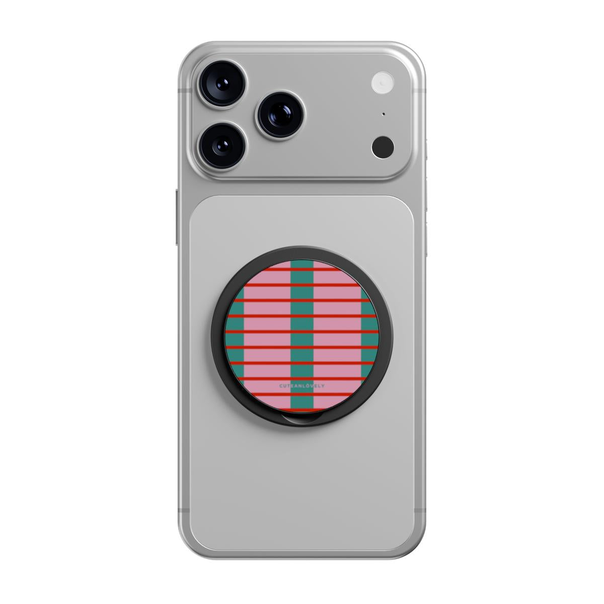 Moderne Stripe MagSafe Phone Grip Stand