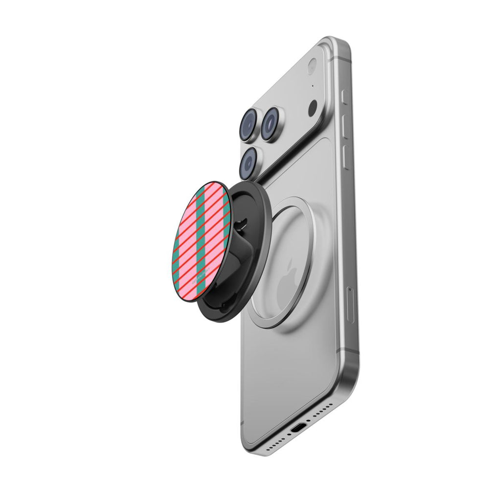 Moderne Stripe MagSafe Phone Grip Stand