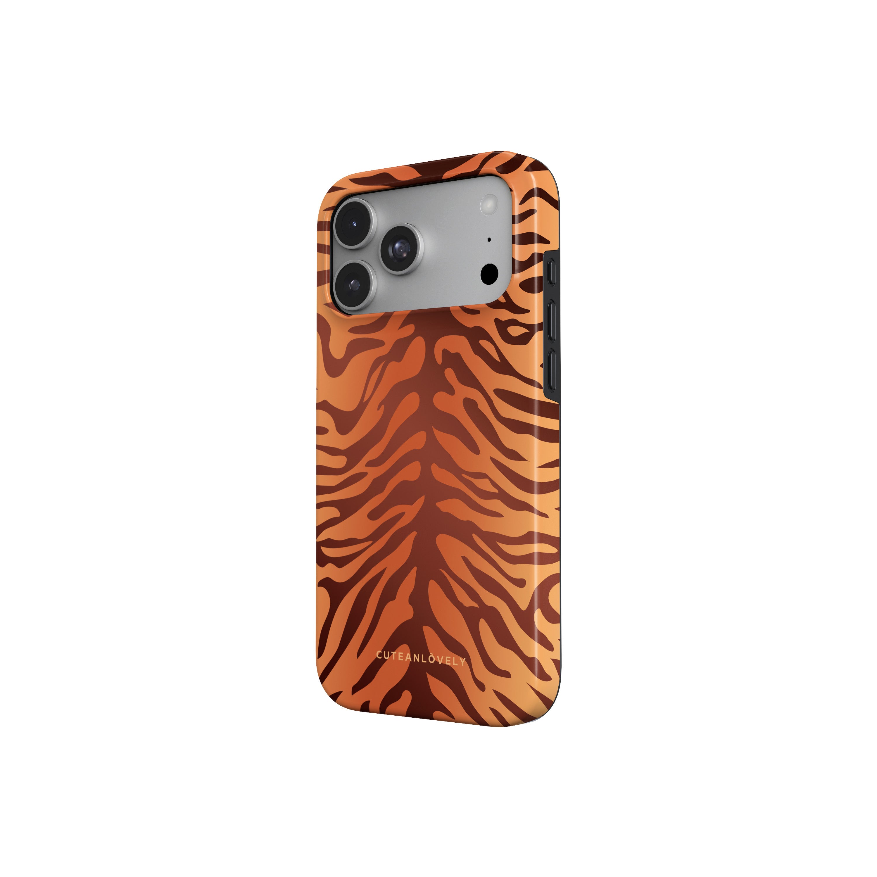 Amber Tiger Print MagSafe iPhone Case Secondary image