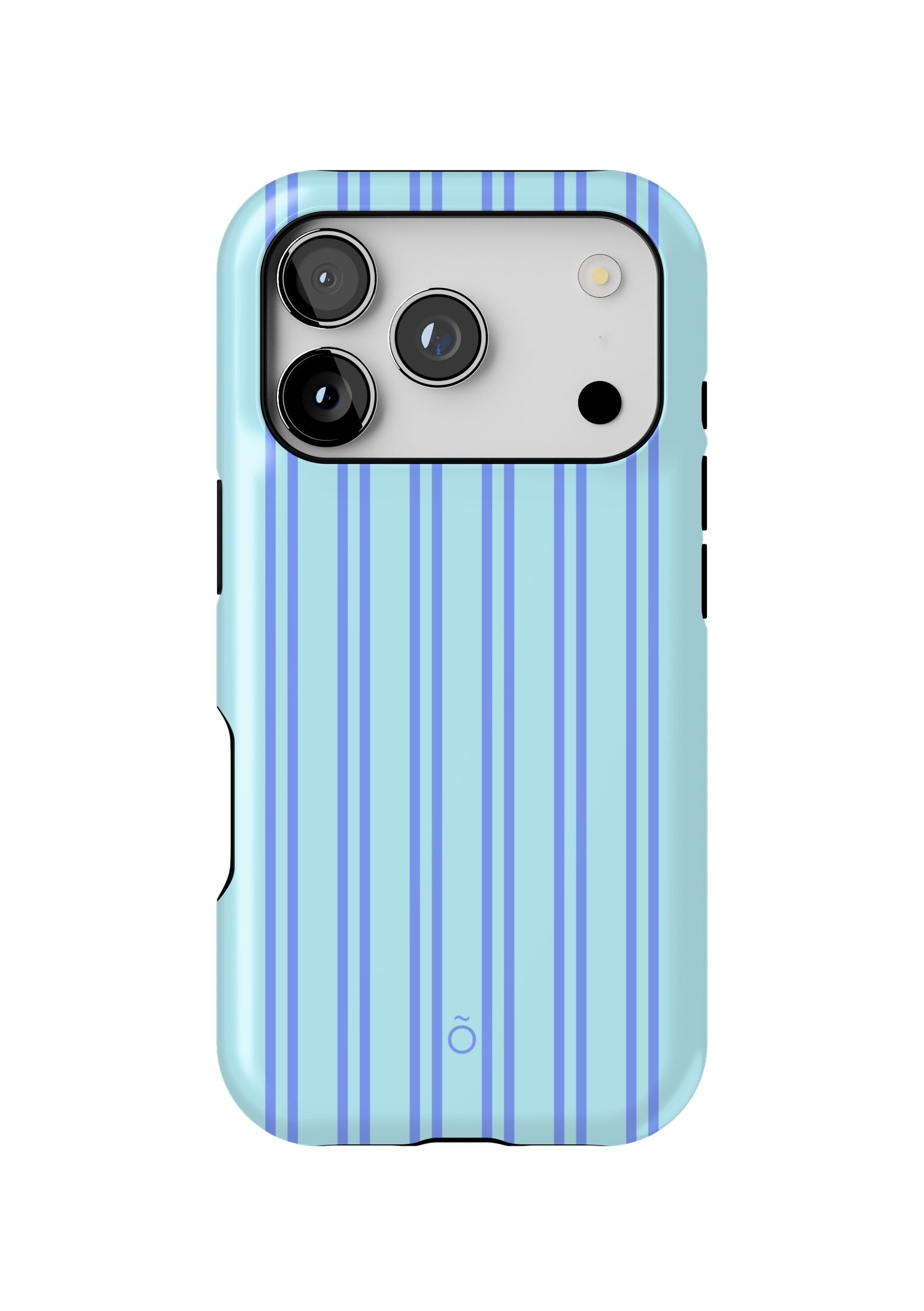 Aqua Stripe MagSafe iPhone Case Secondary image