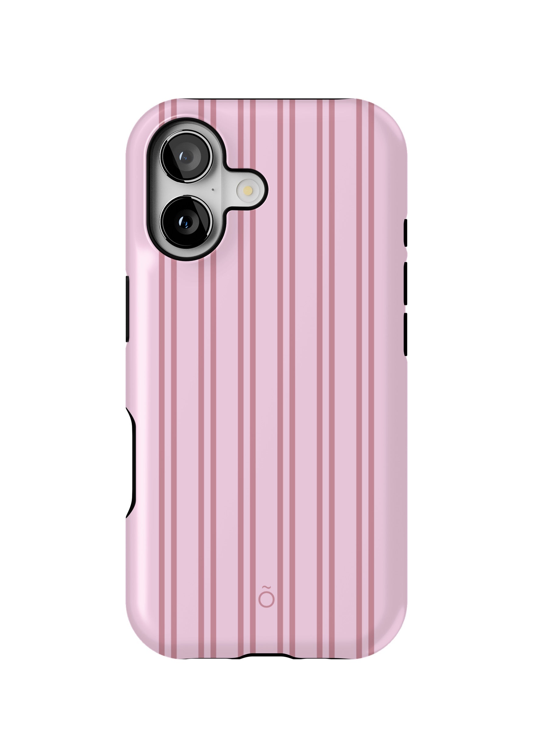 CUTEANLOVELY Blush Stripe MagSafe iPhone 17 Case MagSafe Compatible Main image