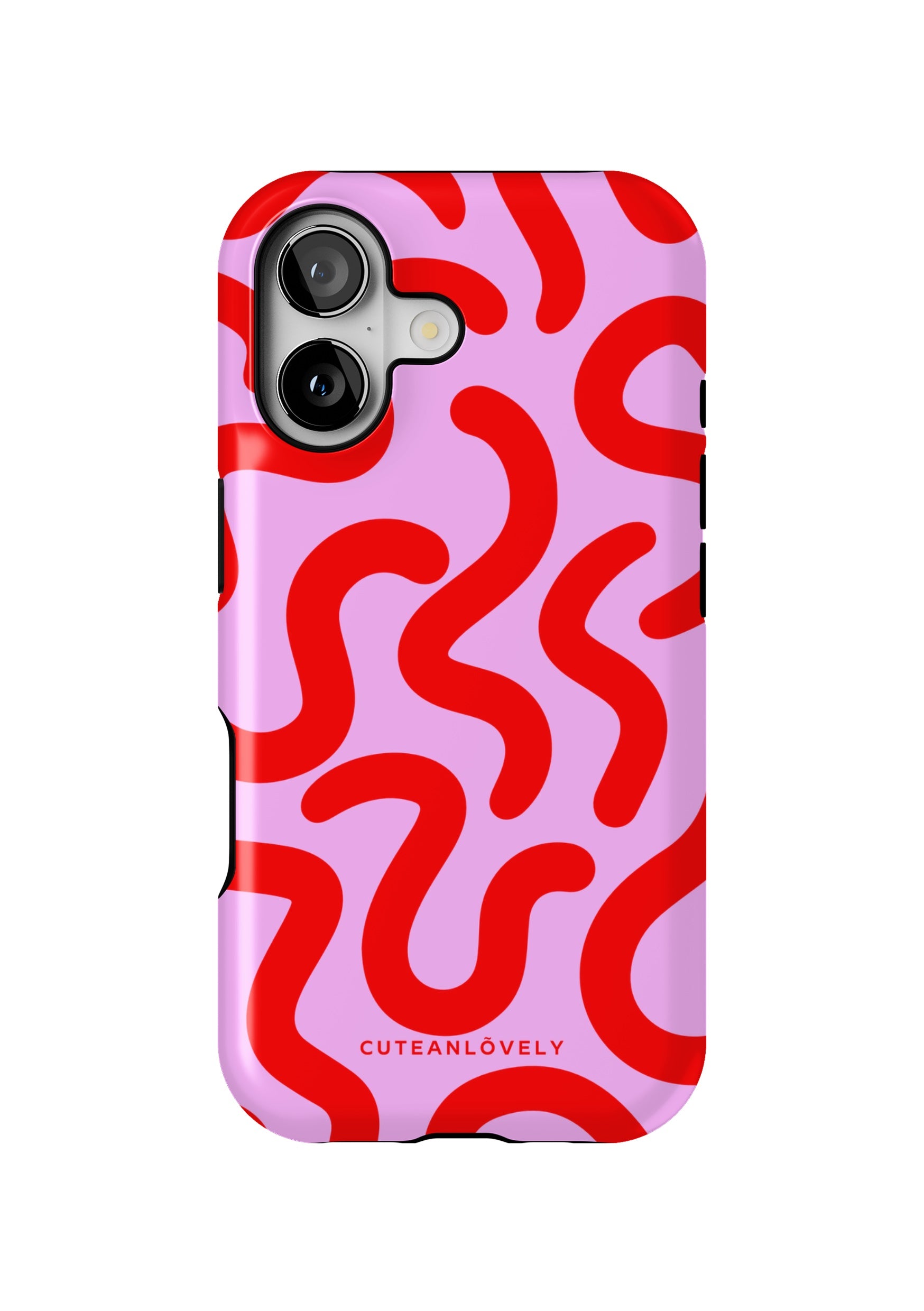 CUTEANLOVELY Cherry Squiggle MagSafe iPhone 17 Case MagSafe Compatible Main image