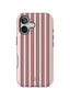 CUTEANLOVELY Cocoa Stripe MagSafe iPhone 17 Case MagSafe Compatible