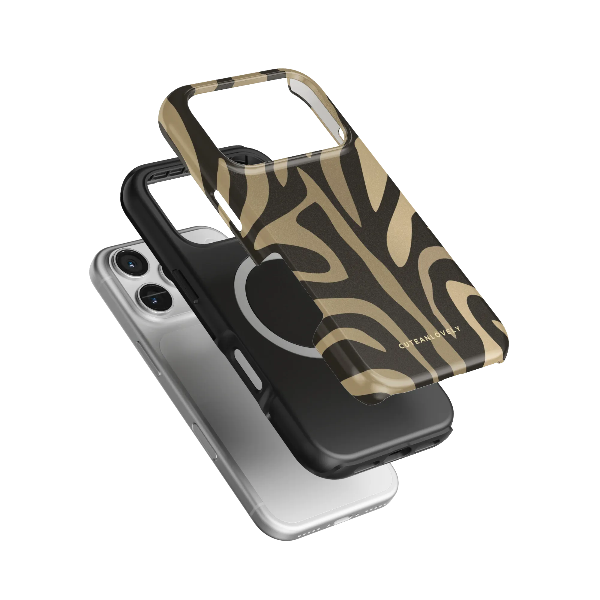 Exotic Zebra Print MagSafe iPhone Case Secondary image