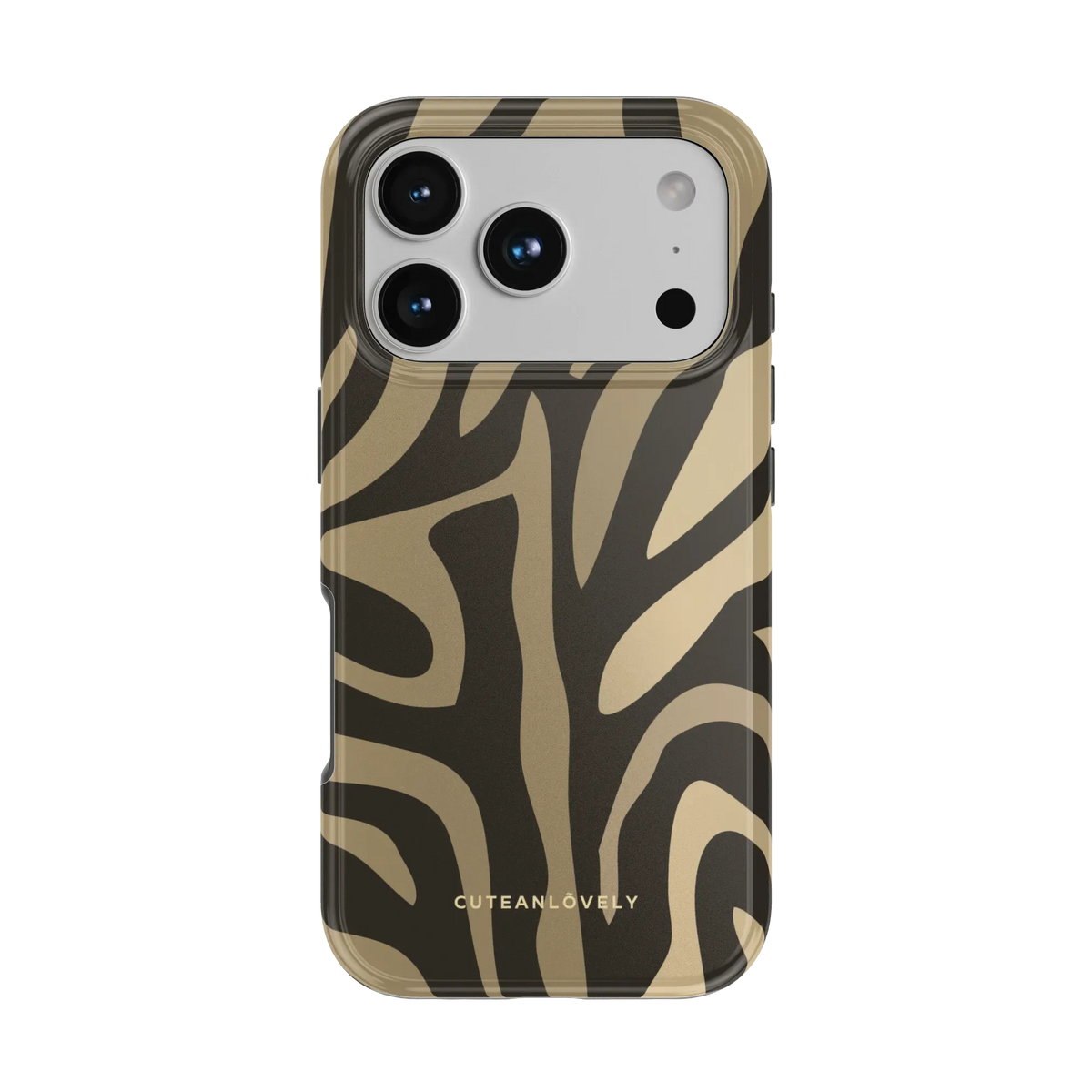 CUTEANLOVELY Exotic Zebra Print MagSafe iPhone Case - iPhone 17 Pro - Back View
 Main image