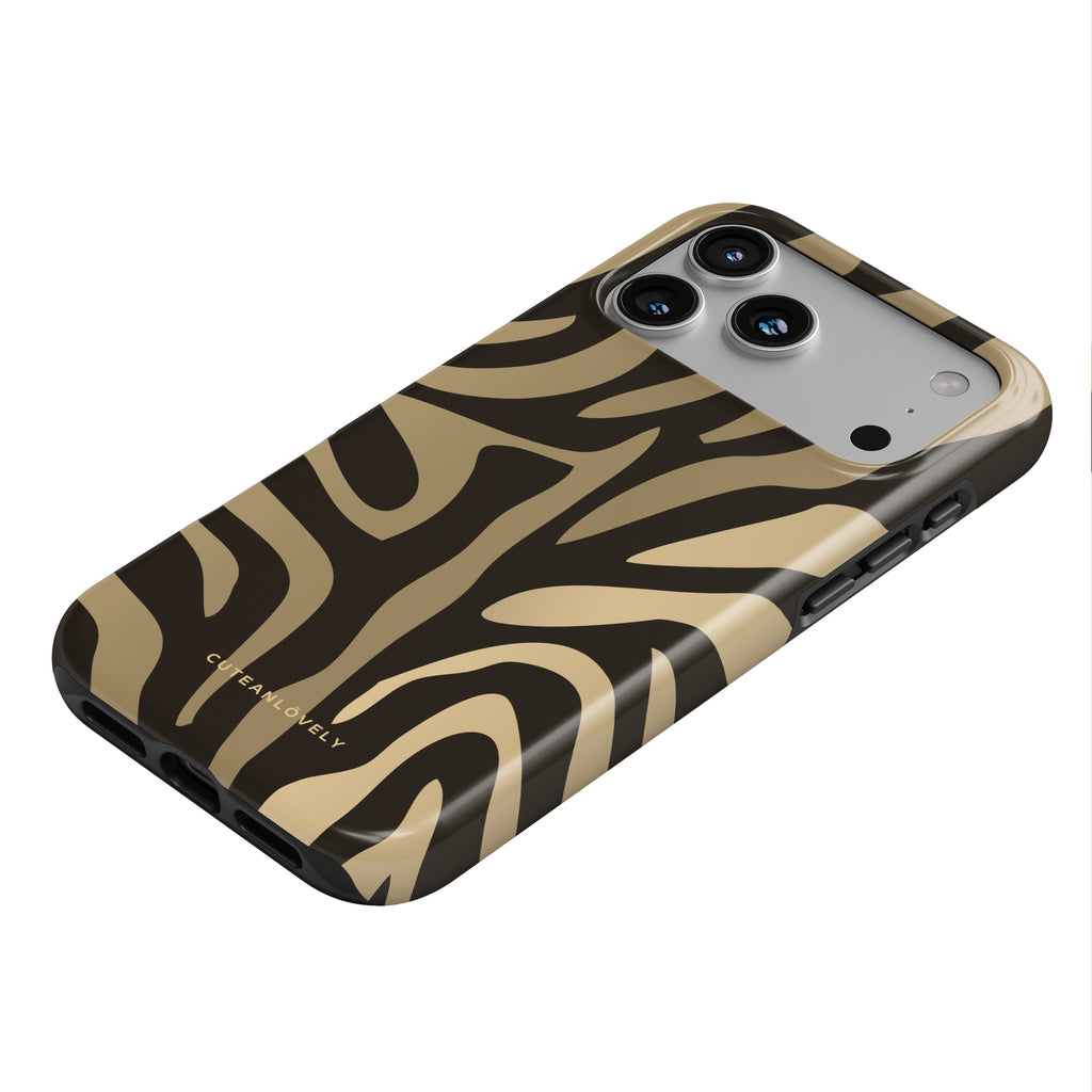CUTEANLOVELY Exotic Zebra Print MagSafe iPhone Case iPhone 17 Pro Aesthetic