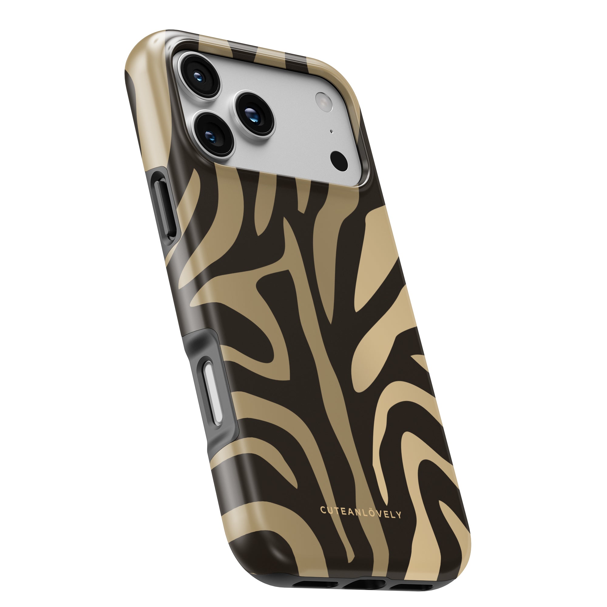 CUTEANLOVELY Exotic Zebra Print MagSafe iPhone Case iPhone 17 Pro Magnetic