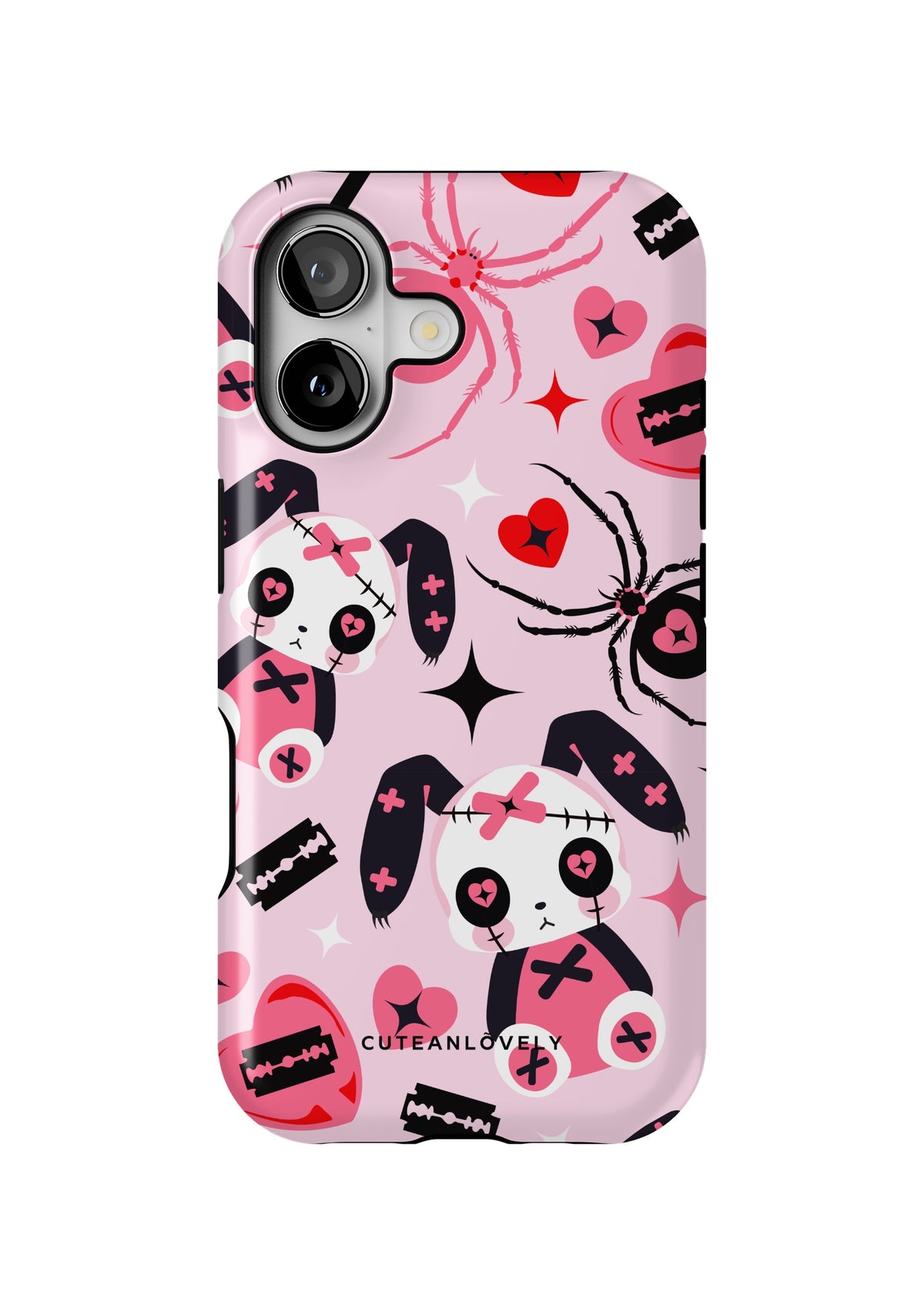 CUTEANLOVELY Gothic Love MagSafe iPhone Case - iPhone 17 - Back View