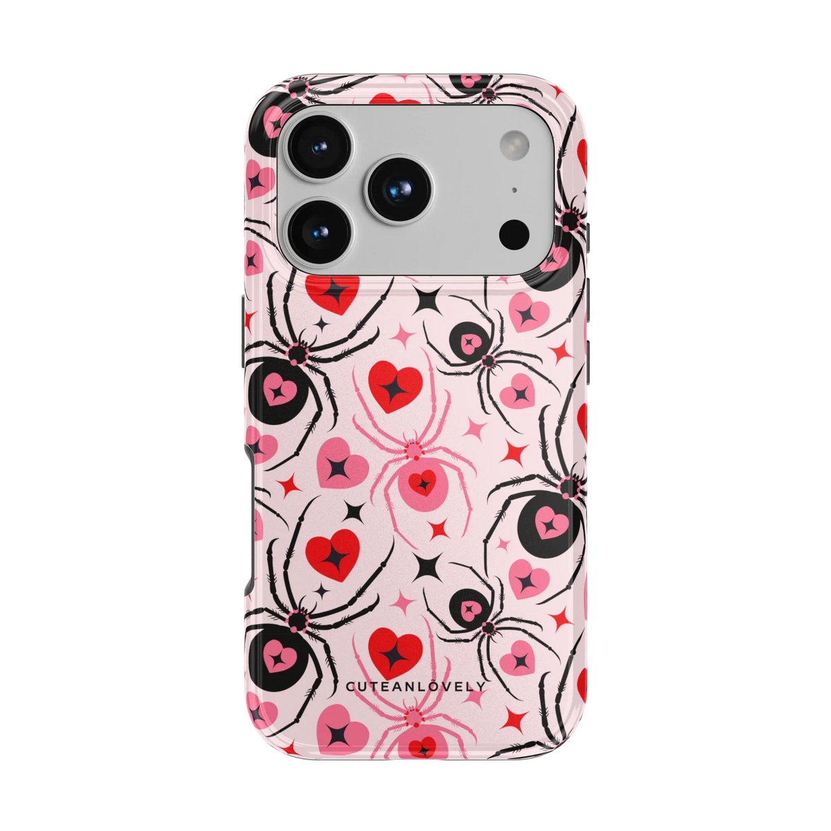CUTEANLOVELY Lovely Spider MagSafe iPhone Case - iPhone 17 Pro - Back View Main image
