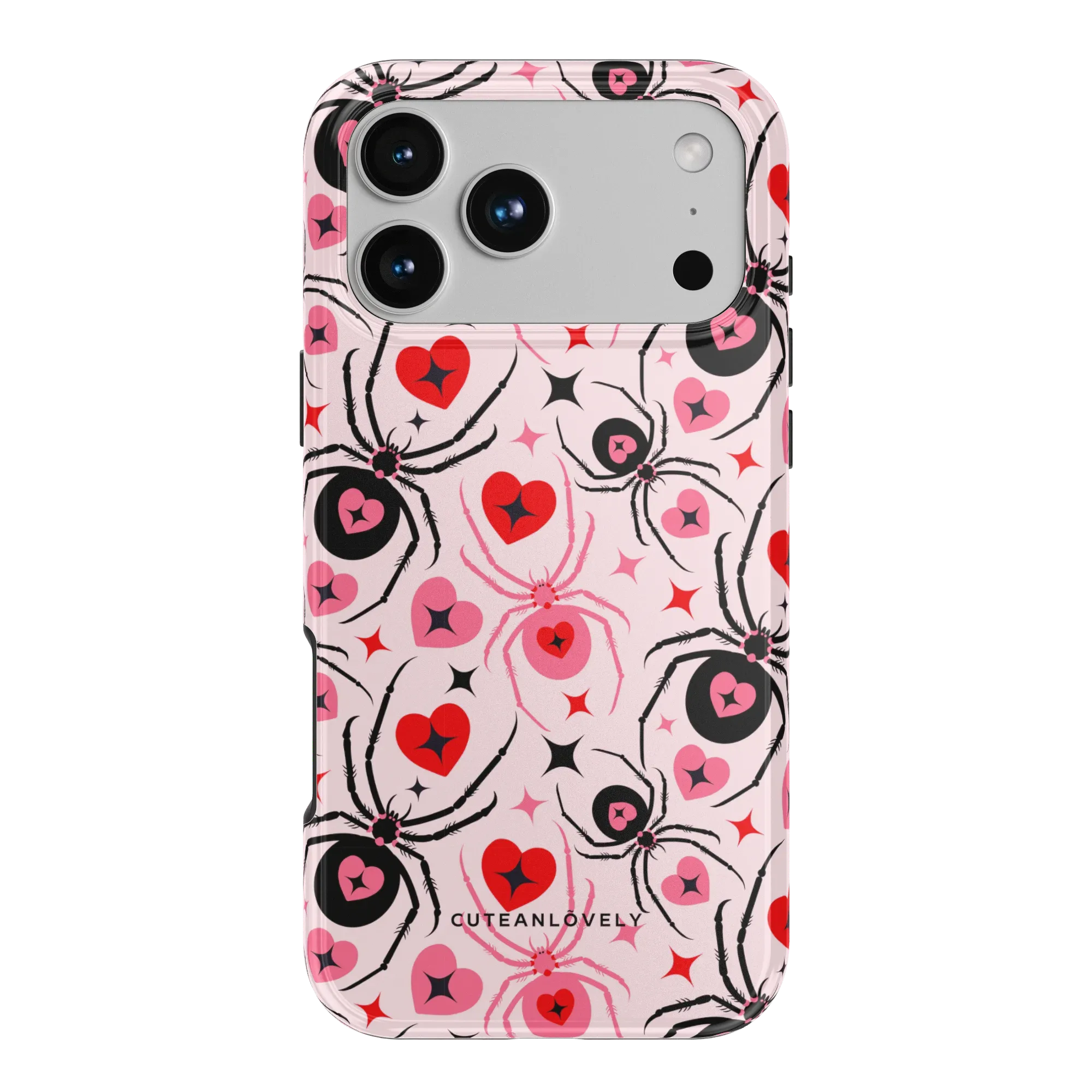 CUTEANLOVELY Lovely Spider MagSafe iPhone Case - iPhone 17 Pro Max - Back View