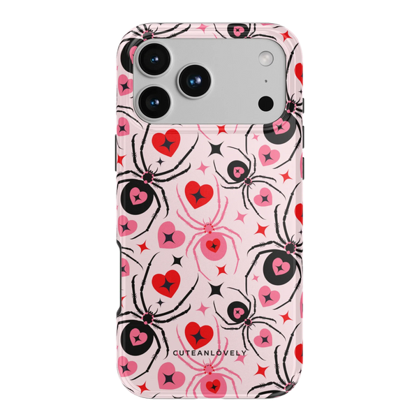 CUTEANLOVELY Lovely Spider MagSafe iPhone Case - iPhone 17 Pro Max - Back View