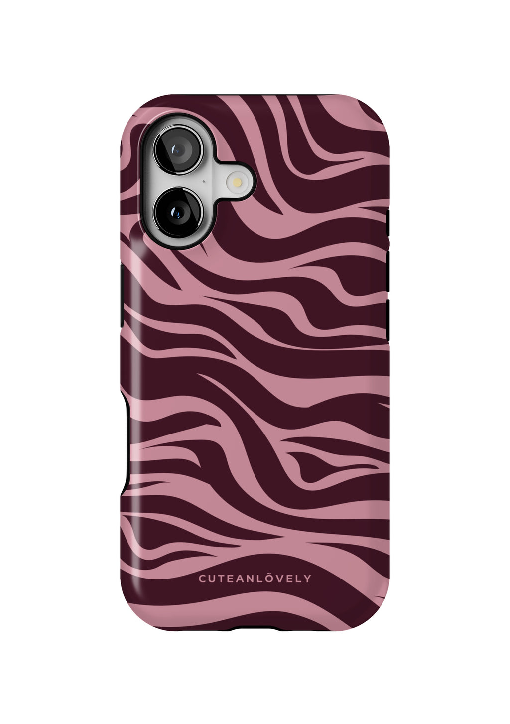 CUTEANLOVELY Mirage Zebra MagSafe iPhone 17 Case MagSafe Compatible