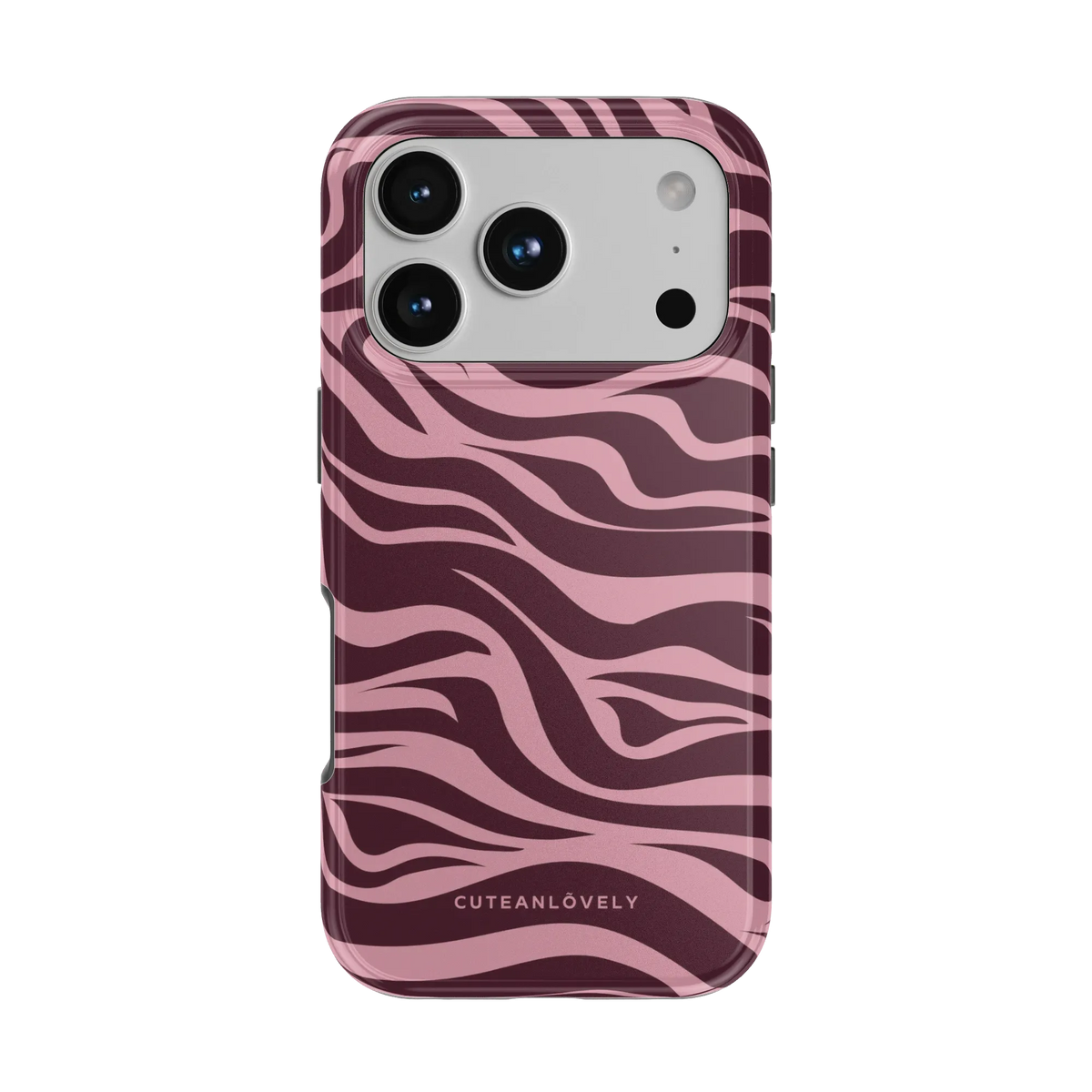CUTEANLOVELY Mirage Zebra MagSafe iPhone Case - iPhone 17 Pro - Back View
 Main image
