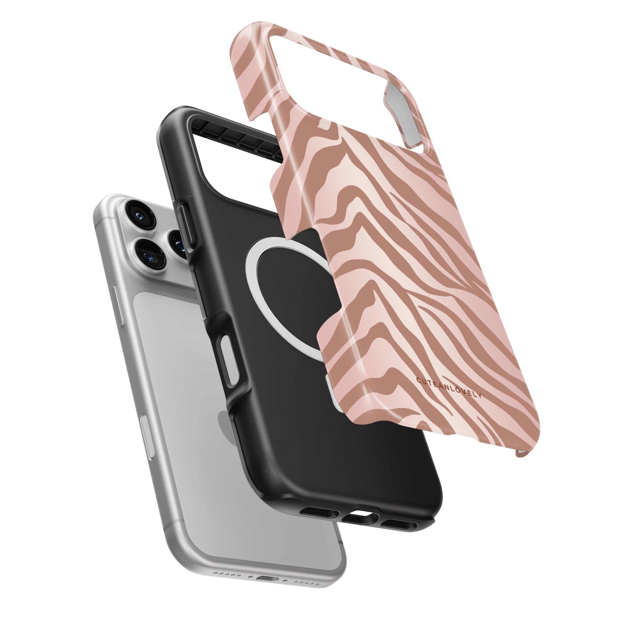 Ombre Tiger Print MagSafe iPhone Case Secondary image