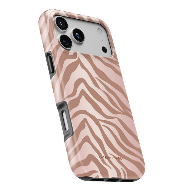 CUTEANLOVELY Ombre Zebra Print MagSafe iPhone Case iPhone 17 Pro Protective