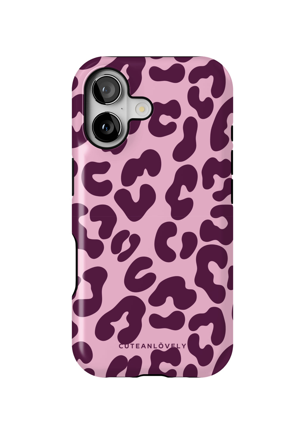 CUTEANLOVELY Orchid Leopard MagSafe iPhone 17 Case 